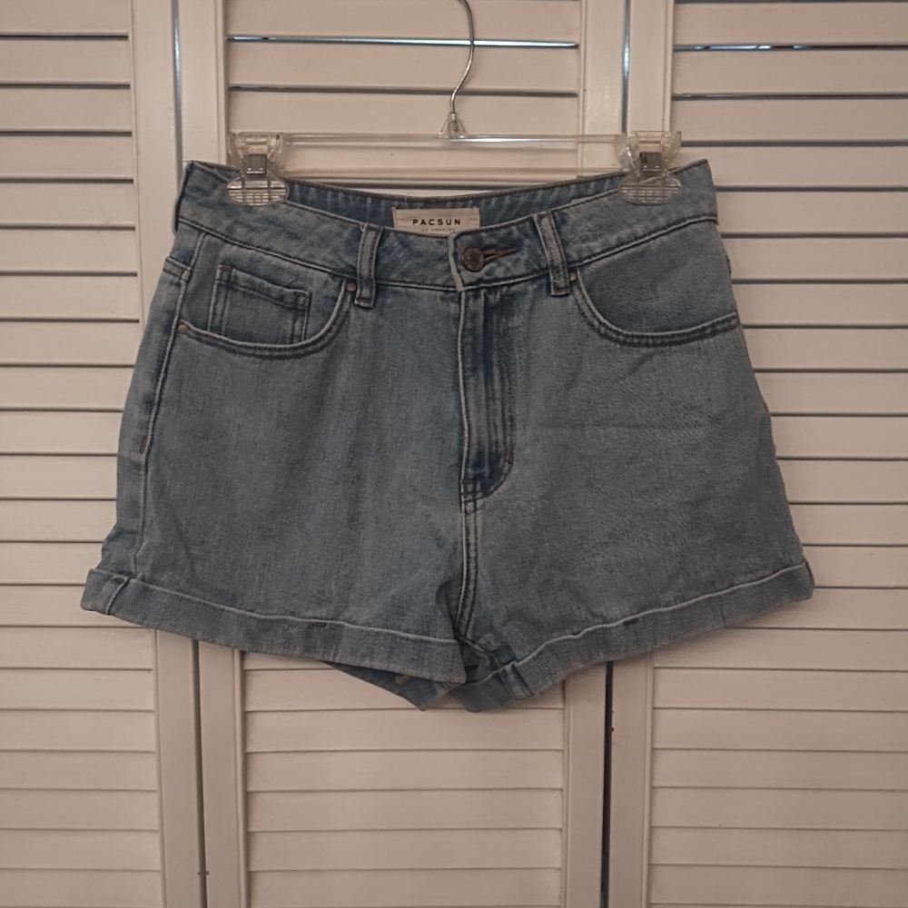 PacSun Light Blue Jean Shorts - Picture 6 of 6